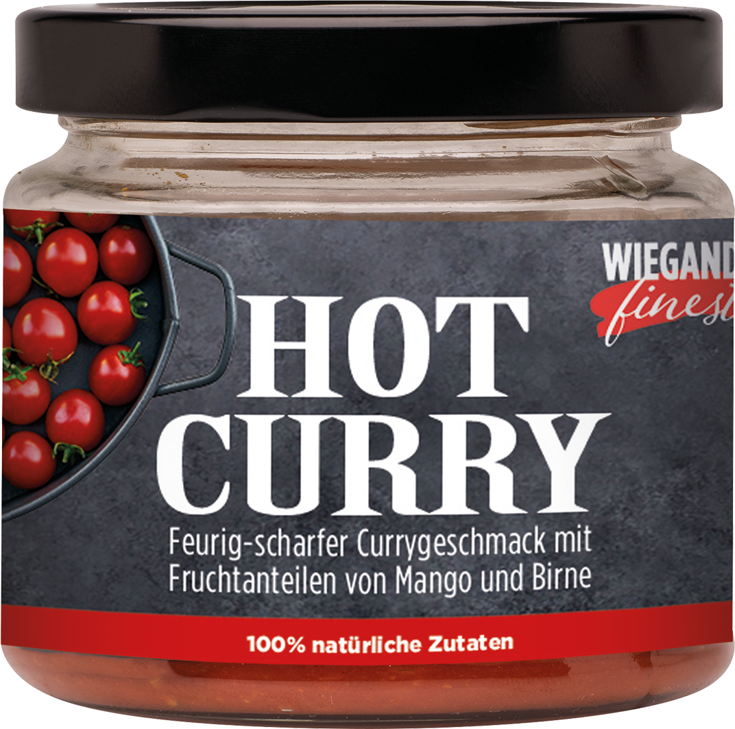 Wiegands Finest Hot Curry in der Probiergröße.
